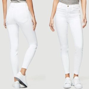 FRAME Denim Le Skinny De Jeanne Blanc White 26